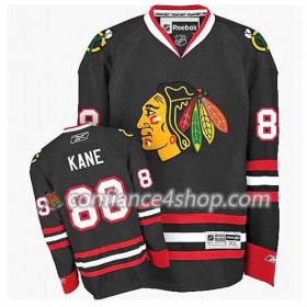Reebok Maillot de Hockey Chicago Blackhawks Patrick Kane #88 Third Noir - Homme