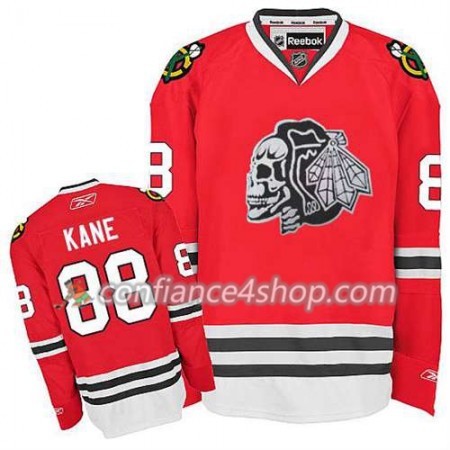 Maillot de Hockey Chicago Blackhawks Patrick Kane #88 Skull rouge - Enfant