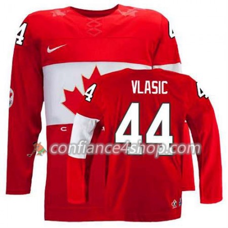 Maillot de Hockey Premier Olympic-Canada Team Marc-Edouard Vlasic #44 Extérieur rouge - Homme Maillot de Hockey Premier Olympic-Canada Team Marc-Edouard Vlasic #44 Extérieur rouge - Homme