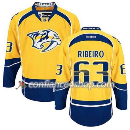 Reebok Maillot de Hockey Nashville Predators Mike Ribeiro #63 Domicile Or - Homme