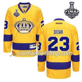 Maillot de Hockey Los Angeles Kings Dustin Brown #23 Third Or 2014 Stanley Cup - Enfant