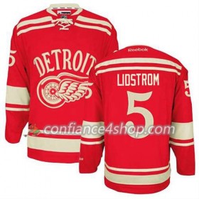 Reebok Maillot de Hockey Detroit Red Wings Nicklas Lidstrom #5 2014 Winter Classic rouge - Homme