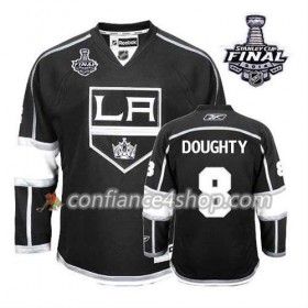 Maillot de Hockey Los Angeles Kings Drew Doughty #8 Domicile Noir 2014 Stanley Cup - Enfant
