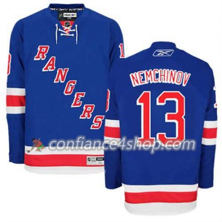 Reebok Maillot de Hockey New York Rangers Sergei Nemchinov #13 Domicile Bleu royal - Homme Reebok Maillot de Hockey New York Rangers Sergei Nemchinov #13 Domicile Bleu royal - Homme
