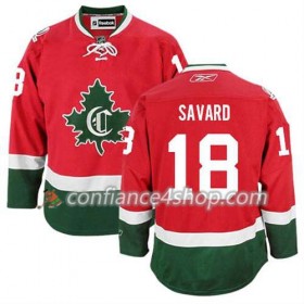 Reebok Maillot de Hockey Montreal Canadiens Serge Savard 18 Third rouge - Homme