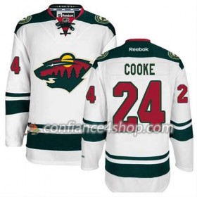 Reebok Maillot de Hockey Minnesota Wild Matt Cooke #24 Extérieur blanc - Homme