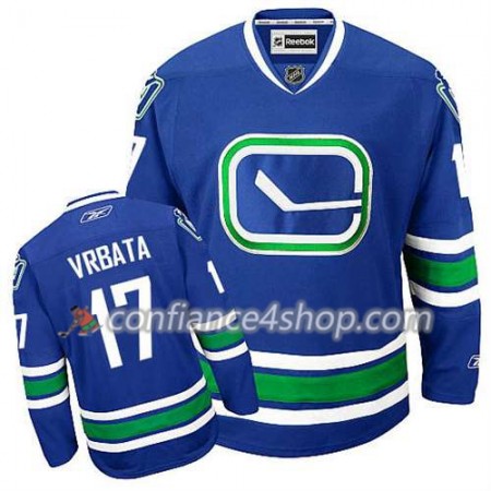 Reebok Maillot de Hockey Vancouver Canucks Radim Vrbata #17 Third Bleu royal - Homme