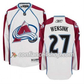Reebok Maillot de Hockey Colorado Avalanche John Wensink #27 Extérieur blanc - Homme