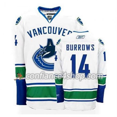 Reebok Maillot de Hockey Vancouver Canucks Alex Burrows #14 Extérieur blanc - Homme