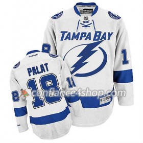 Reebok Maillot de Hockey Tampa Bay Lightning Ondrej Palat #18 Extérieur blanc - Homme