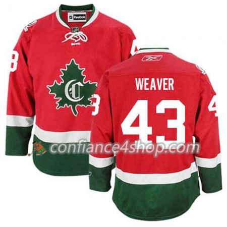 Reebok Maillot de Hockey Montreal Canadiens Mike Weaver #43 Third rouge - Homme