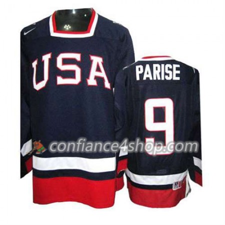Maillot de Hockey Premier Olympic-USA Team Zach Parise #9 - Homme