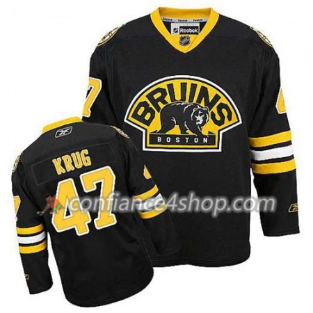 Reebok Maillot de Hockey Boston Bruins Torey Krug #47 Third Noir - Homme