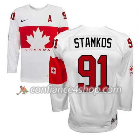 Maillot de Hockey Premier Olympic-Canada Team Steven Stamkos #91 Domicile blanc - Enfant