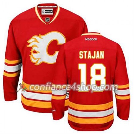 Reebok Maillot de Hockey Calgary Flames Matt Stajan #18 Third rouge - Homme