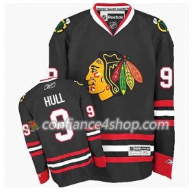 Maillot de Hockey Chicago Blackhawks Bobby Hull #9 Premier Third Noir - Enfant