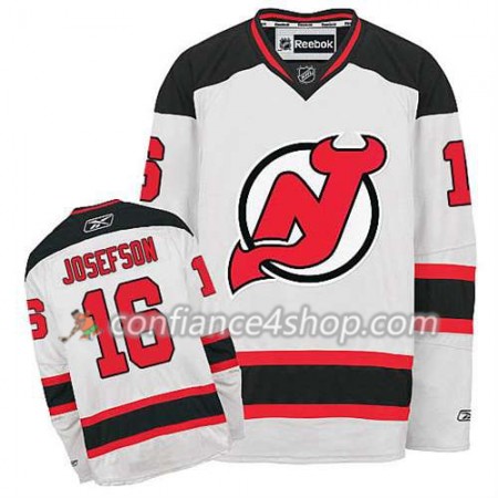 Reebok Maillot de Hockey New Jersey Devils Jacob Josefson #16 Extérieur blanc - Homme
