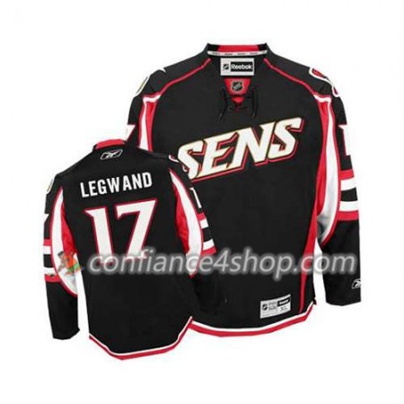 Reebok Maillot de Hockey Ottawa Senators David Legwand #17 Third Noir - Homme