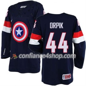 Maillot de Hockey Premier Olympic-USA Team Brooks Orpik 44 Orpik Navy - Homme