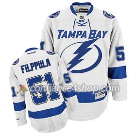 Reebok Maillot de Hockey Tampa Bay Lightning Valtteri Filppula #51 Extérieur blanc - Homme