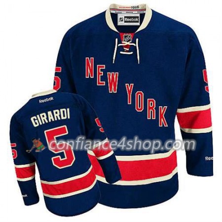 Reebok Maillot de Hockey New York Rangers Dan Girardi #5 Third Bleu marin - Homme