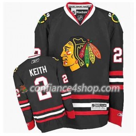 Maillot de Hockey Chicago Blackhawks Duncan Keith #2 Premier Third Noir - Enfant