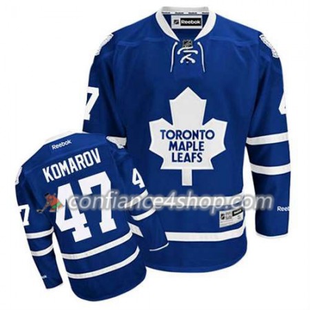 Reebok Maillot de Hockey Toronto Maple Leafs Leo Komarov #47 Domicile Bleu royal - Homme