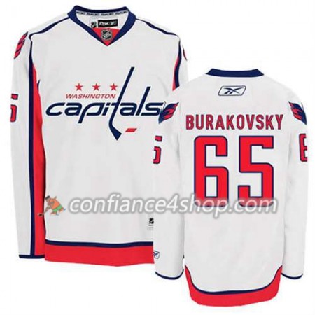 Reebok Maillot de Hockey Washington Capitals Andre Burakovsky #65 Extérieur blanc - Homme