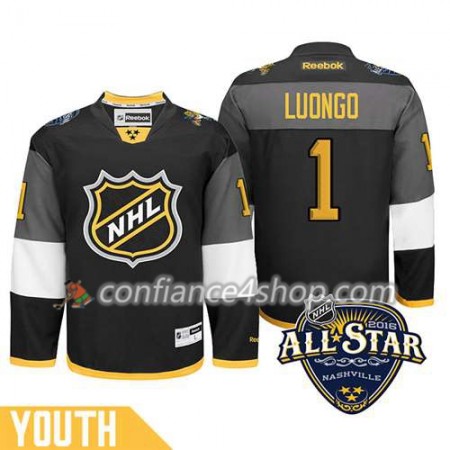 Maillot de Hockey 2016 All-Star Florida Panthers Roberto Luongo #1 Noir - Enfant