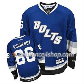 Reebok Maillot de Hockey Tampa Bay Lightning Nikita Kucherov #86 Third Bleu royal - Homme