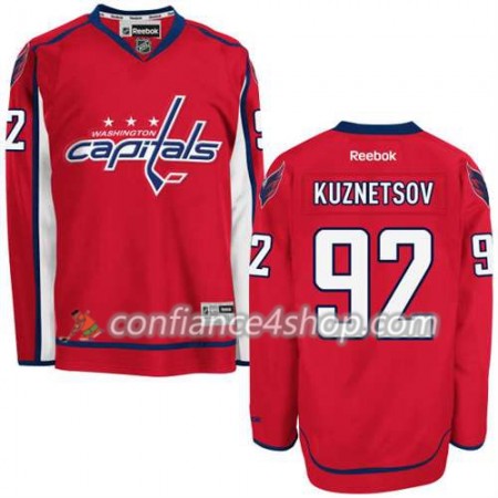 Reebok Maillot de Hockey Washington Capitals Evgeny Kuznetsov #92 Premier DomicileRed - Homme
