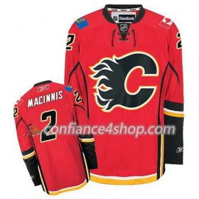 Reebok Maillot de Hockey Calgary Flames Al MacInnis #2 Domicile rouge - Homme