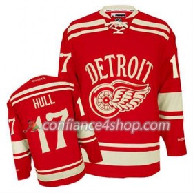 Reebok Maillot de Hockey Detroit Red Wings Brett Hull #17 2014 Winter Classic rouge - Homme