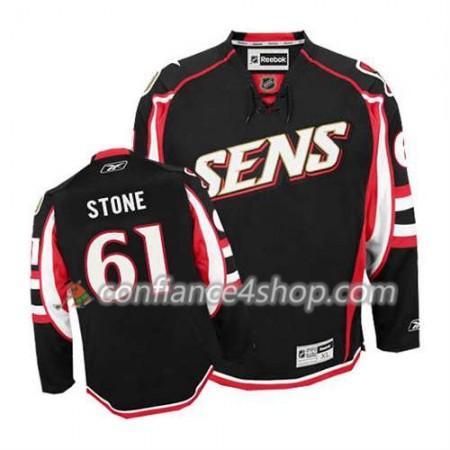 Reebok Maillot de Hockey Ottawa Senators Mark Stone #61 Third Noir - Homme