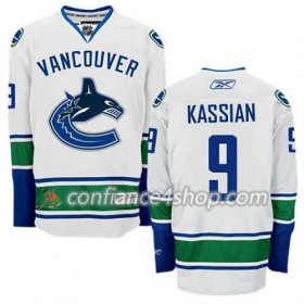 Reebok Maillot de Hockey Vancouver Canucks Zack Kassian #9 Extérieur blanc - Homme