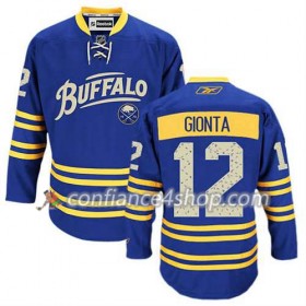 Reebok Maillot de Hockey Buffalo Sabres Brian Gionta #12 Third Bleu royal - Homme