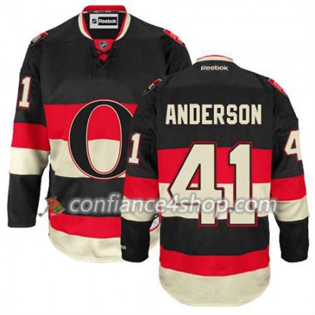 Reebok Maillot de Hockey Ottawa Senators Craig Anderson #41 Third Noir - Homme
