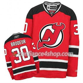 Reebok Maillot de Hockey New Jersey Devils Martin Brodeur #30 Domicile rouge - Homme