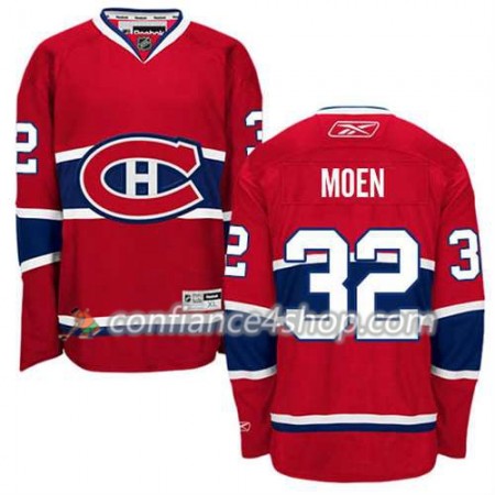 Reebok Maillot de Hockey Montreal Canadiens Travis Moen #32 Domicile rouge - Homme