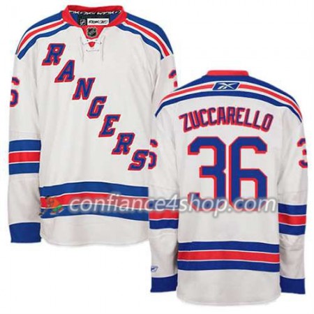 Reebok Maillot de Hockey New York Rangers Mats Zuccarello #36 Extérieur blanc - Homme Reebok Maillot de Hockey New York Rangers Mats Zuccarello #36 Extérieur blanc - Homme