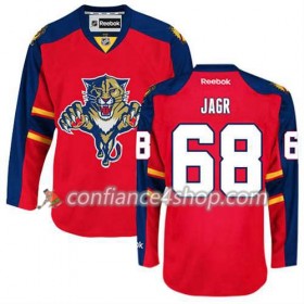 Reebok Maillot de Hockey Florida Panthers Jaromir Jagr #68 Domicile rouge - Homme