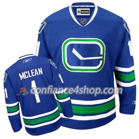 Reebok Maillot de Hockey Vancouver Canucks Kirk Mclean #1 Third Bleu royal - Homme