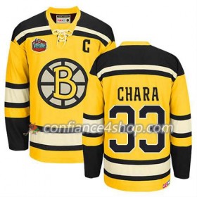 Reebok Maillot de Hockey Boston Bruins Zdeno Chara #33 Winter Classic Or - Homme