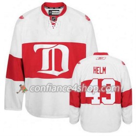Reebok Maillot de Hockey Detroit Red Wings Darren Helm #43 Third Winter Classic blanc - Homme
