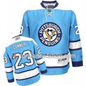 Reebok Maillot de Hockey Pittsburgh Penguins Chris Conner 23 Bleu clair Third - Homme
