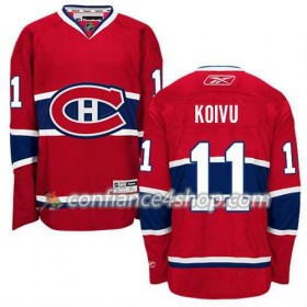 Reebok Maillot de Hockey Montreal Canadiens Saku Koivu #11 Domicile rouge - Homme