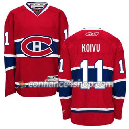 Reebok Maillot de Hockey Montreal Canadiens Saku Koivu #11 Domicile rouge - Homme