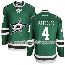 Reebok Maillot de Hockey Dallas Stars Craig Hartsburg #4 Domicile Noir - Homme