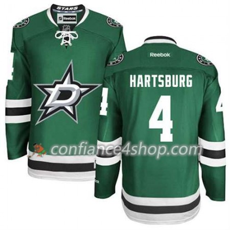 Reebok Maillot de Hockey Dallas Stars Craig Hartsburg #4 Domicile Noir - Homme