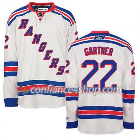 Reebok Maillot de Hockey New York Rangers Mike Gartner #22 Extérieur blanc - Homme Reebok Maillot de Hockey New York Rangers Mike Gartner #22 Extérieur blanc - Homme